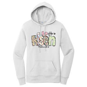 Happy Easter He Is Risen Jesus Christian Women's Pullover Hoodie