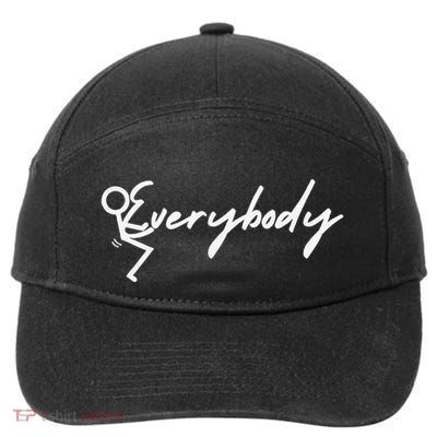 Hugging Everybody 7-Panel Snapback Hat