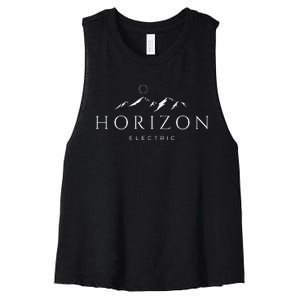 Horizon Electric Women's Racerback Cropped Tank