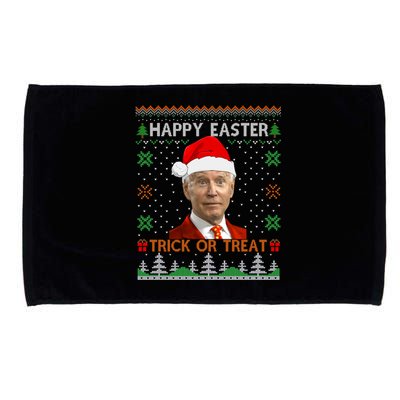 Happy Easter Hlw Funny Joe Biden Christmas Ugly Sweater Gift Microfiber Hand Towel