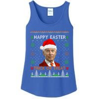 Happy Easter Hlw Funny Joe Biden Christmas Ugly Sweater Gift Ladies Essential Tank