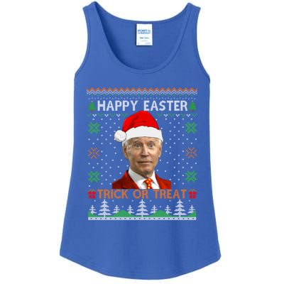 Happy Easter Hlw Funny Joe Biden Christmas Ugly Sweater Gift Ladies Essential Tank