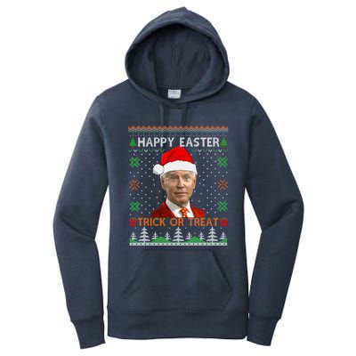 Happy Easter Hlw Funny Joe Biden Christmas Ugly Sweater Gift Women's Pullover Hoodie