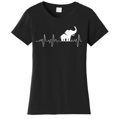 Heartbeat Elephant Women's T-Shirt