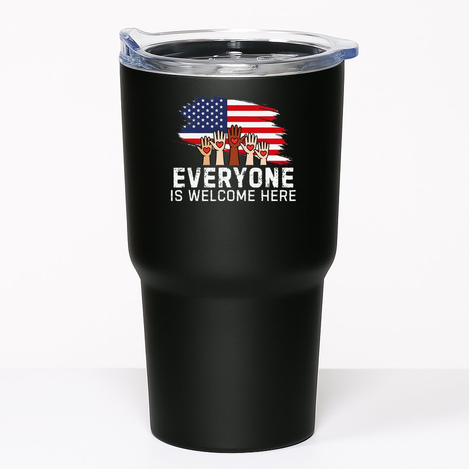 Here Everyone Is Welcome Important Idaho Teacher Funny Tumbler