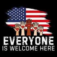 Here Everyone Is Welcome Important Idaho Teacher Funny Zip Tote Bag