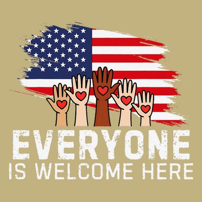 Here Everyone Is Welcome Important Idaho Teacher Funny T-Shirt