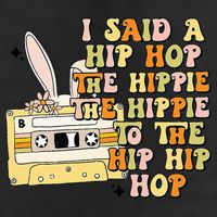 Happy Easter I Said A Hip Hop The Hippie 7 Panel Mesh Trucker Snapback Hat