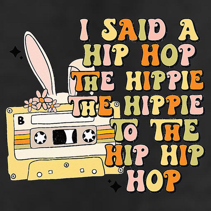 Happy Easter I Said A Hip Hop The Hippie 7 Panel Mesh Trucker Snapback Hat