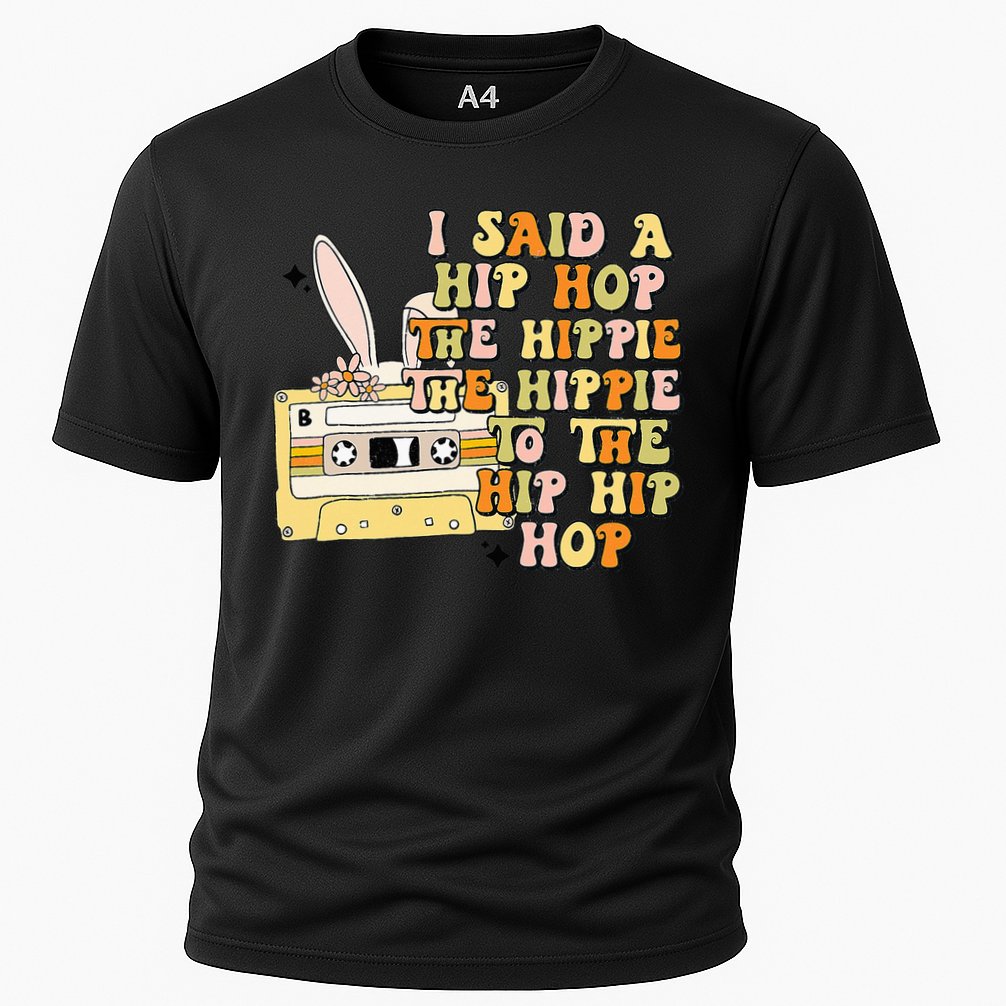 Happy Easter I Said A Hip Hop The Hippie Cooling Performance Crew T-Shirt