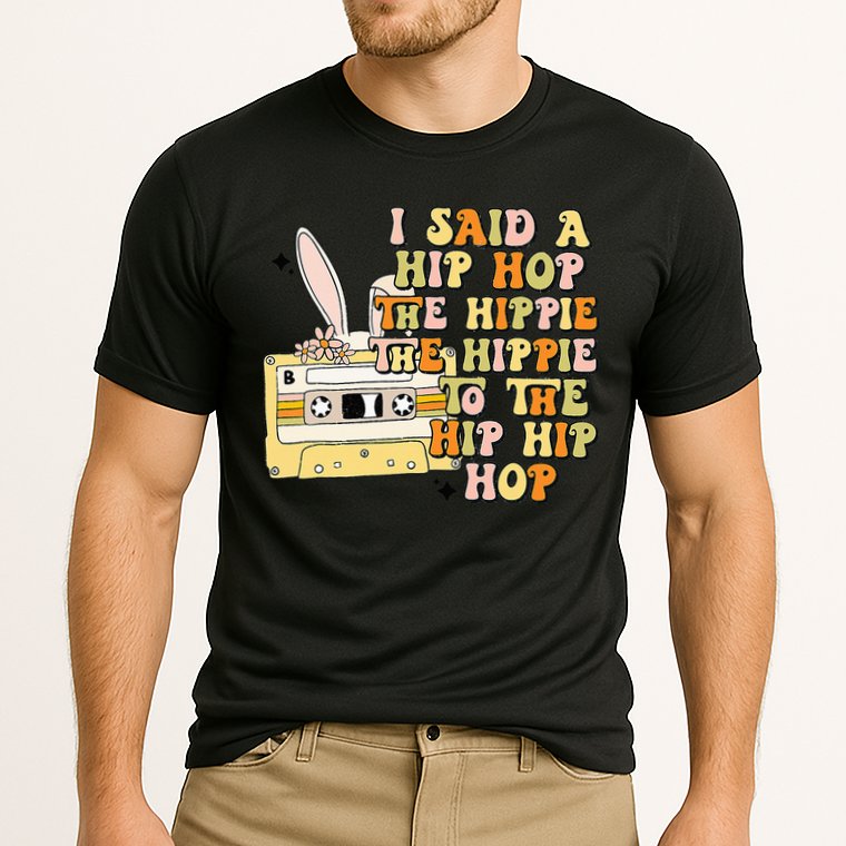Happy Easter I Said A Hip Hop The Hippie Cooling Performance Crew T-Shirt