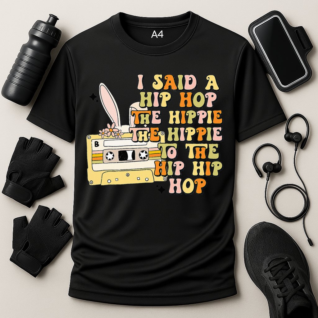 Happy Easter I Said A Hip Hop The Hippie Cooling Performance Crew T-Shirt
