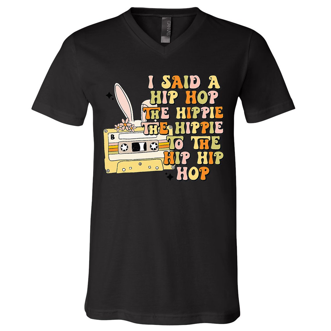 Happy Easter I Said A Hip Hop The Hippie V-Neck T-Shirt