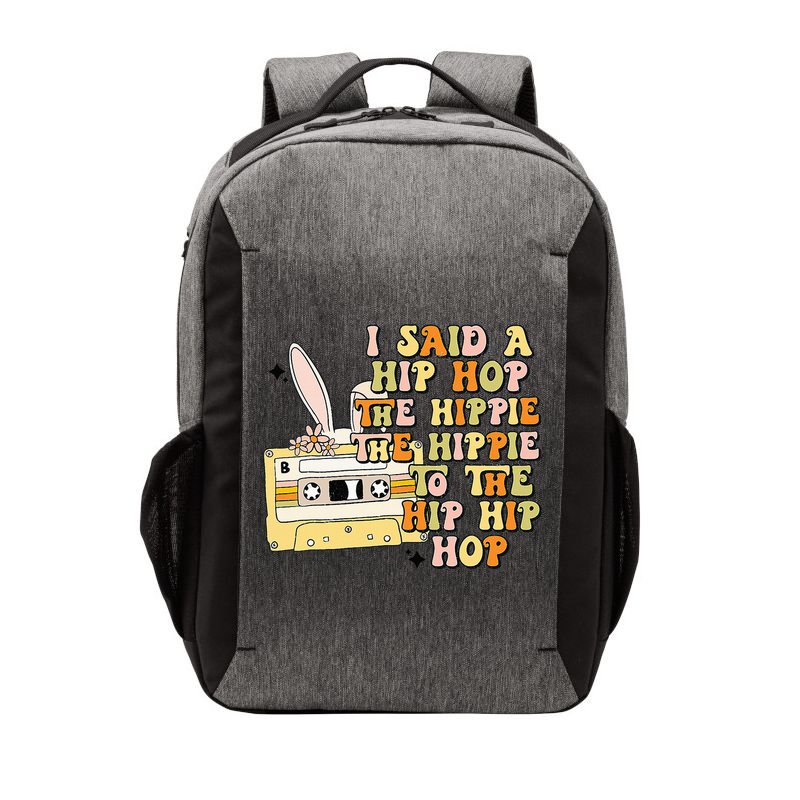 Happy Easter I Said A Hip Hop The Hippie Vector Backpack