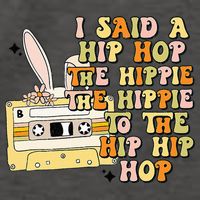 Happy Easter I Said A Hip Hop The Hippie Vector Backpack