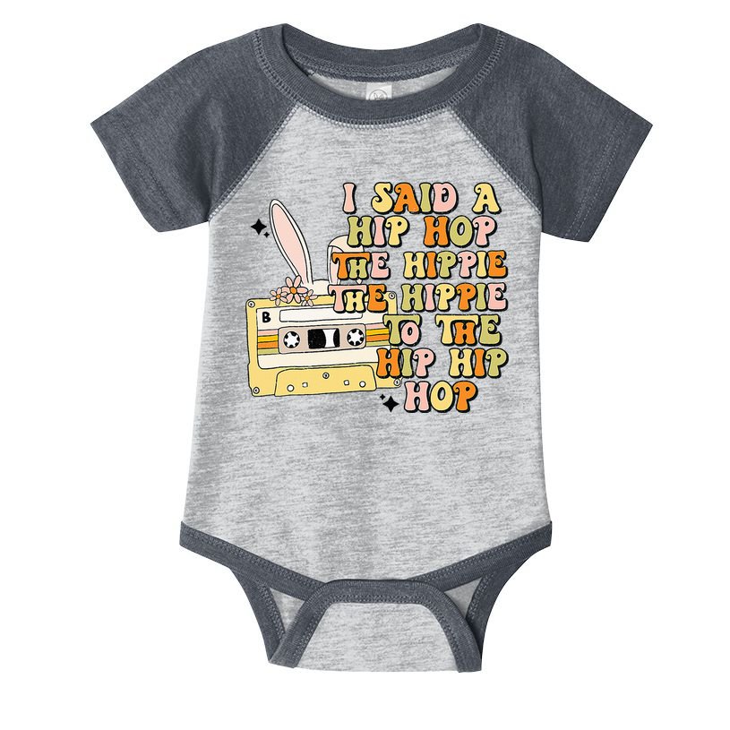 Happy Easter I Said A Hip Hop The Hippie Infant Baby Jersey Bodysuit