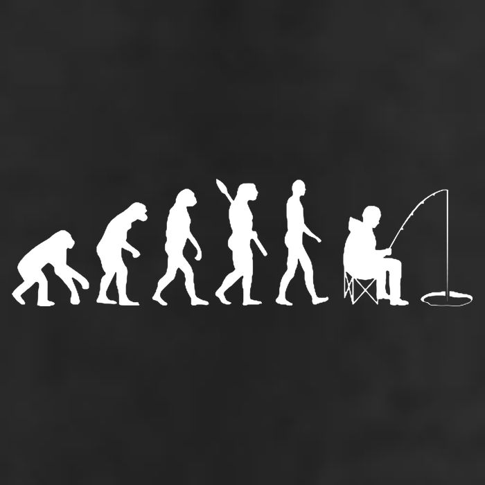 Human Evolution Ice Fishing Hat
