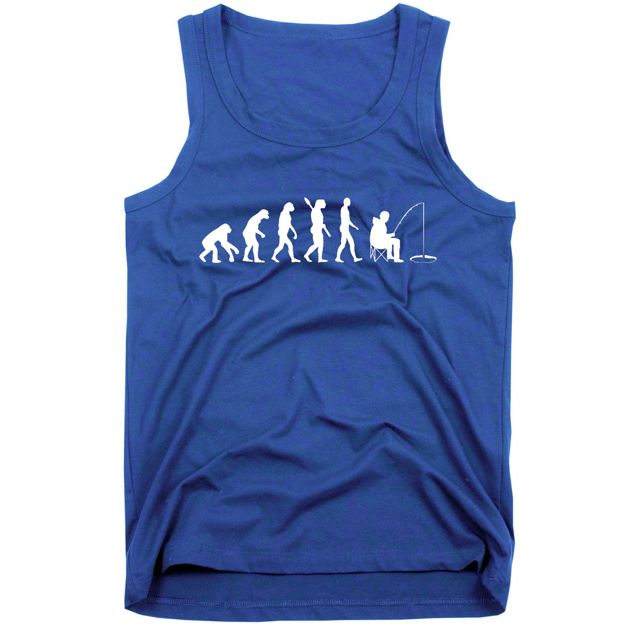 Human Evolution Ice Fishing Tank Top