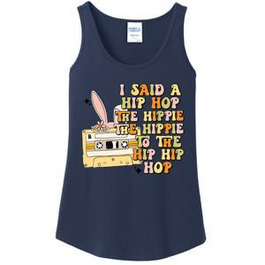 Happy Easter I Said A Hip Hop The Hippie To The Hip Hip Hop Ladies Essential Tank