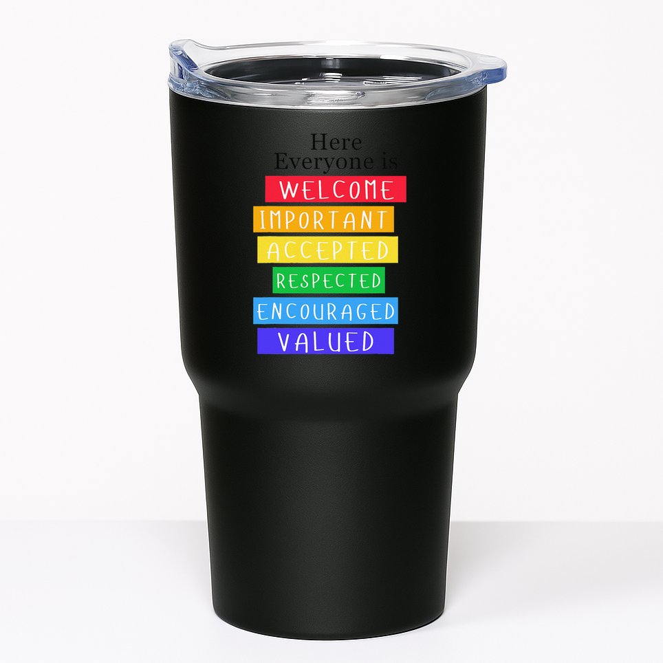 Here Everyone Is Welcome Important Idaho Teacher Funny Tumbler