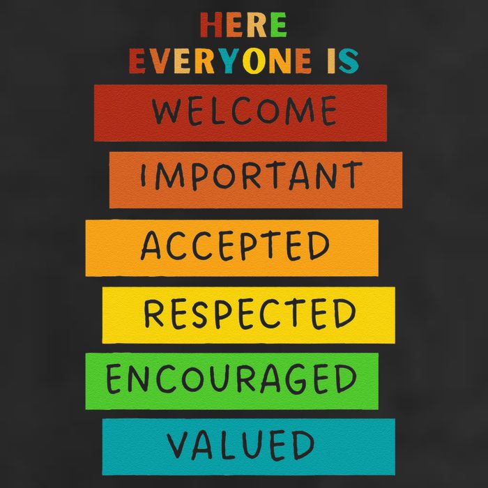 Here Everyone Is Welcome Important Accepted Respect Teacher 11oz C Handle Ceramic Mug