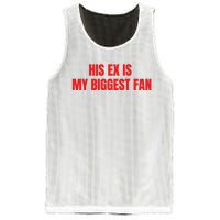 His Ex Is My Biggest Fan Mesh Reversible Basketball Jersey Tank