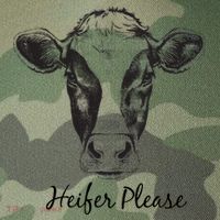 Heifer Please Funny Cow Legacy Tie Dye Trucker Hat