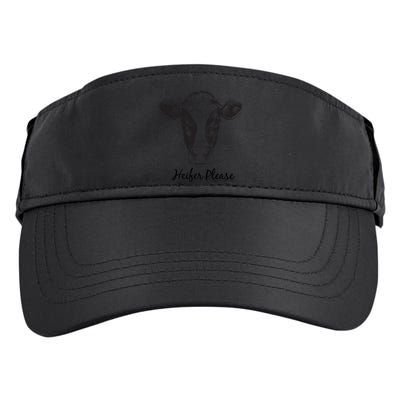 Heifer Please Funny Cow Adult Drive Performance Visor