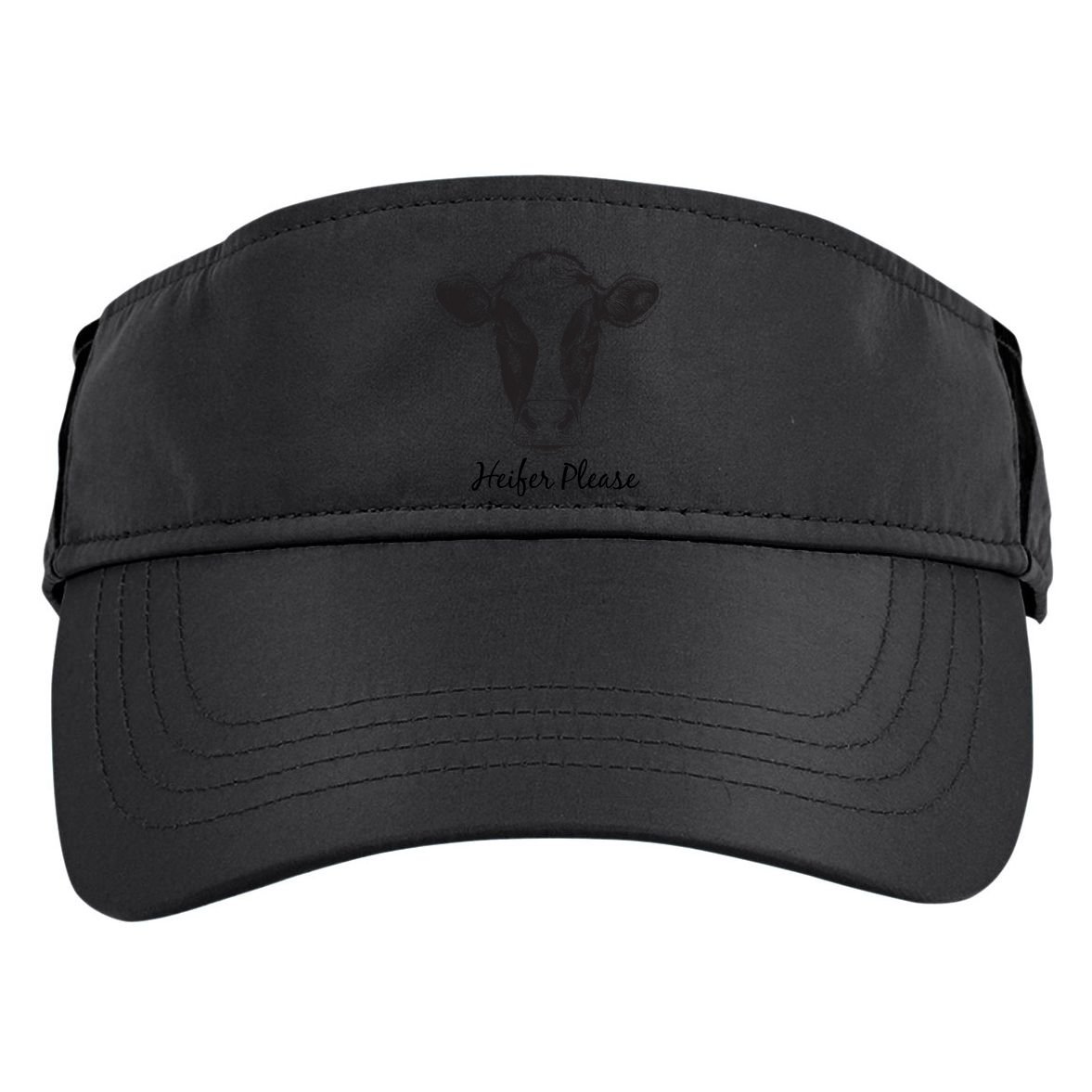 Heifer Please Funny Cow Adult Drive Performance Visor