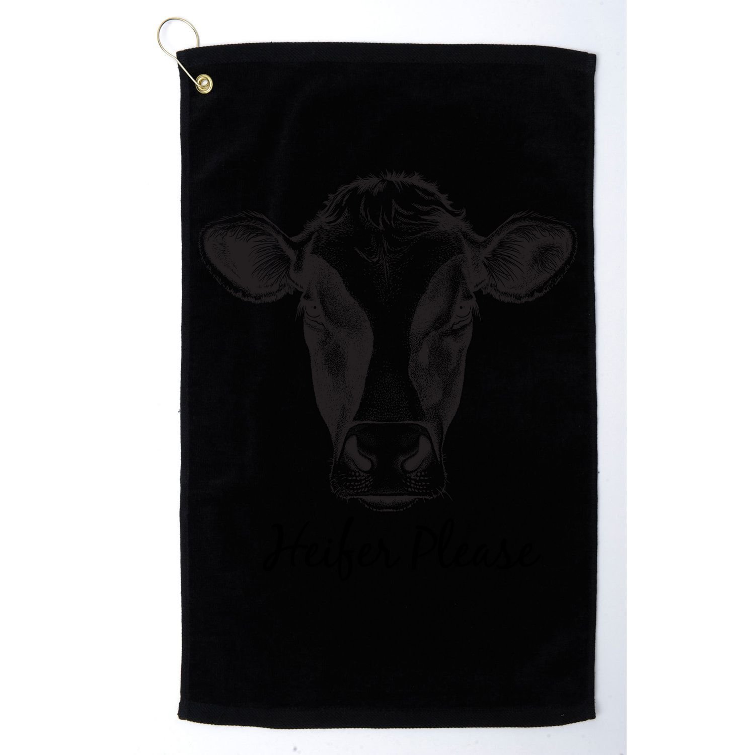 Heifer Please Funny Cow Golf Towel