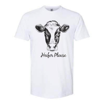 Heifer Please Funny Cow Softstyle® CVC T-Shirt