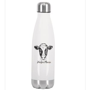 Heifer Please Funny Cow Stainless Steel Insulated Water Bottle