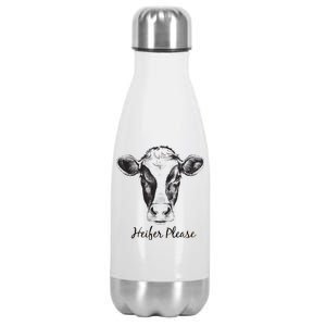 Heifer Please Funny Cow Stainless Steel Insulated Water Bottle