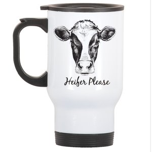 Heifer Please Funny Cow Stainless Steel Travel Mug