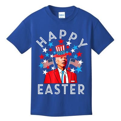 Happy Easter Joe Biden 4th Of July Memorial Independence Day Gift Kids T-Shirt