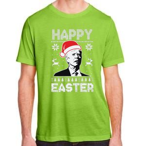 Happy Easter Joe Biden Funny Confused Joe Biden Ugly Christmas Adult ChromaSoft Performance T-Shirt