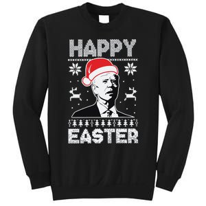 Happy Easter Joe Biden Funny Confused Joe Biden Ugly Christmas Sweatshirt