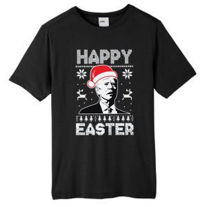 Happy Easter Joe Biden Funny Confused Joe Biden Ugly Christmas Tall Fusion ChromaSoft Performance T-Shirt