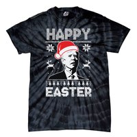 Happy Easter Joe Biden Funny Confused Joe Biden Ugly Christmas Tie-Dye T-Shirt