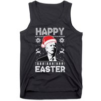 Happy Easter Joe Biden Funny Confused Joe Biden Ugly Christmas Tank Top