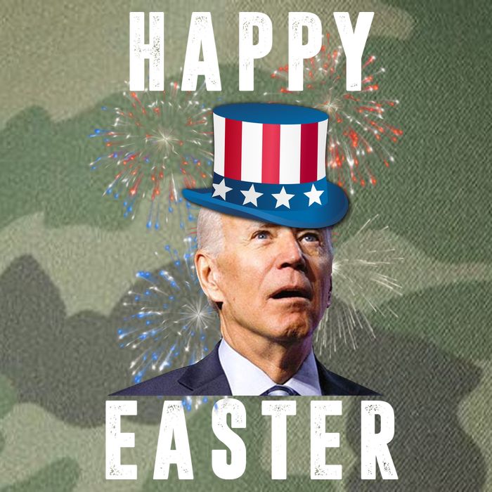 Happy Easter Joe Biden Funny 4th Of July Legacy Tie Dye Trucker Hat
