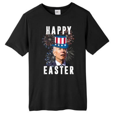 Happy Easter Joe Biden Funny 4th Of July Tall Fusion ChromaSoft Performance T-Shirt