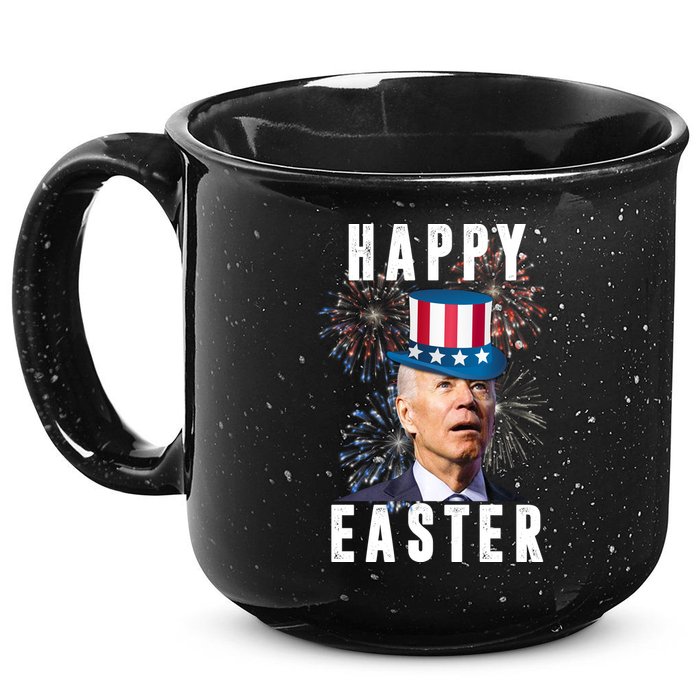 Happy Easter Joe Biden Funny 4th Of July 15oz Campfire Ceramic Mug