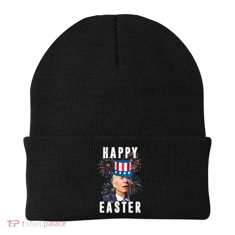 Happy Easter Joe Biden Funny 4th Of July Beanie