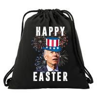 Happy Easter Joe Biden Funny 4th Of July Drawstring Bag