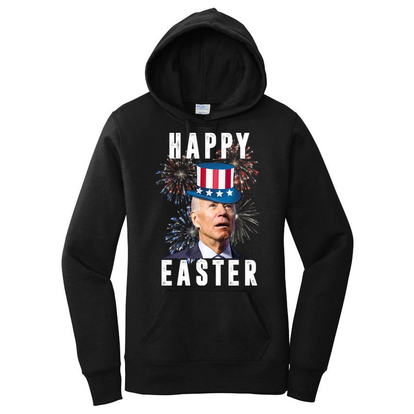 Happy Easter Joe Biden Funny 4th Of July Women's Pullover Hoodie