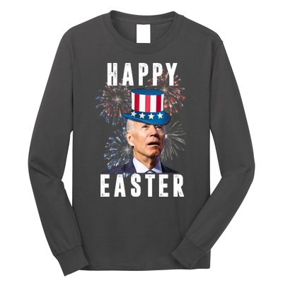 Happy Easter Joe Biden Funny 4th Of July Long Sleeve Shirt