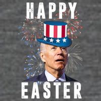 Happy Easter Joe Biden Funny 4th Of July Backpack