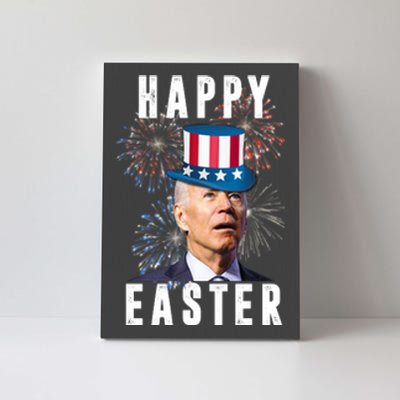 Happy Easter Joe Biden Funny 4th Of July Canvas