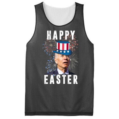 Happy Easter Joe Biden Funny 4th Of July Mesh Reversible Basketball Jersey Tank